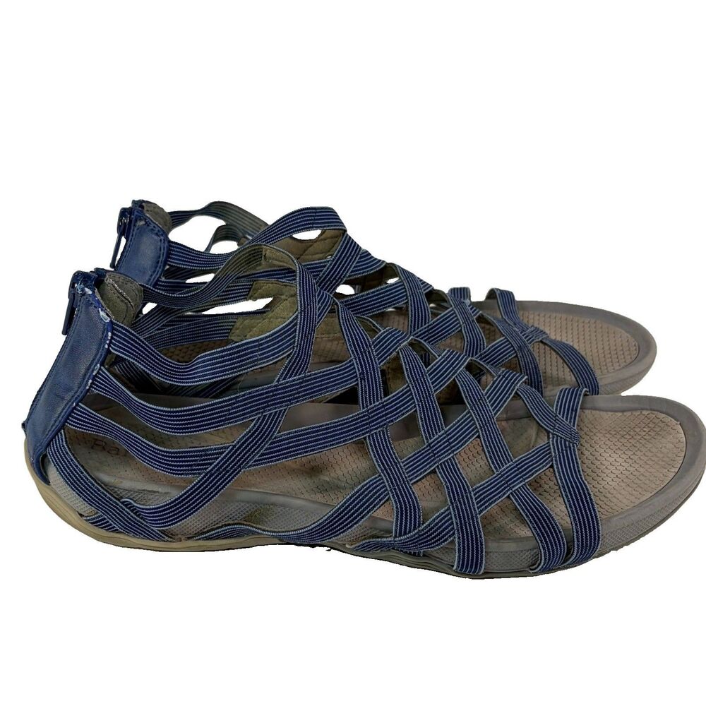 Baretraps Samina Cage Gladiator Sandals Blue Strappy Women’s Size 10